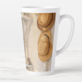 Latte Mug Curtain in the Wind Milchtasse
