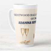 Latte Mug-Editable Grad Party Gift Milchtasse (Linke Ecke)