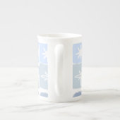 Latte Mug -elegance winter Porzellantasse (Rückseite)