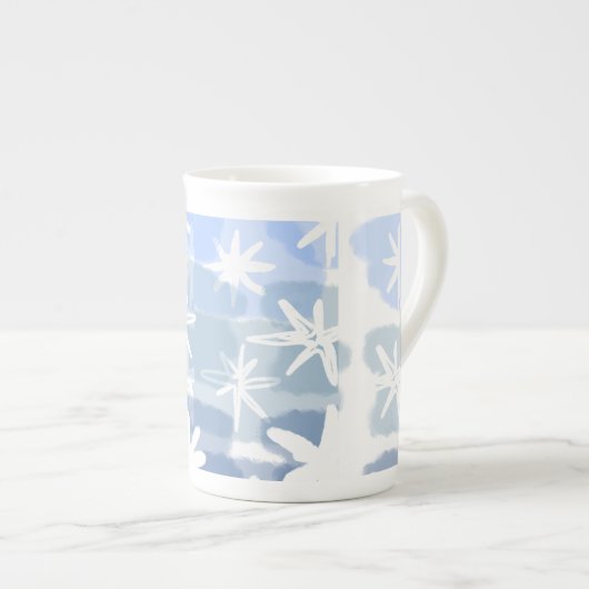 Latte Mug -elegance winter Porzellantasse (Vorderseite Rechts)