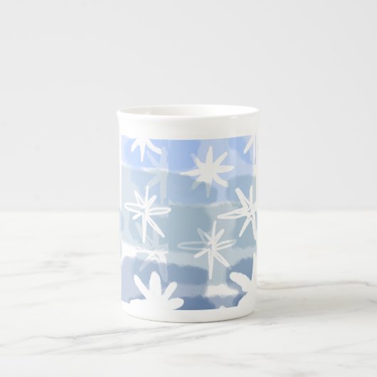 Latte Mug -elegance winter Porzellantasse (Vorderseite)
