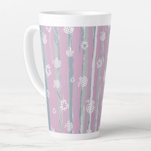 Latte Mug – Gingham Orchard Milchtasse (Linke Ecke)