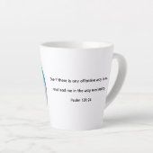 LATTE MUG Heart in Hands Circle PS139:24 blkfont Milchtasse (Rechte Ecke)