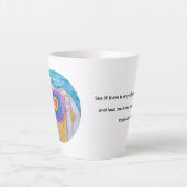 LATTE MUG Heart in Hands Circle PS139:24 blkfont Milchtasse (Vorderseite)