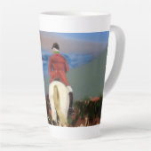 Latte mug Horse and hounds Milchtasse (Rechte Ecke)