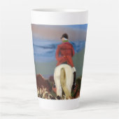 Latte mug Horse and hounds Milchtasse (Vorderseite)