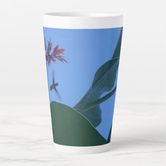 Latte Mug - Hummingbird in Flight  Milchtasse (Vorderseite)