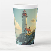 Latte Mug (Lighthouse) Milchtasse (Vorderseite)