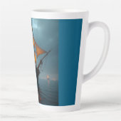 Latte Mug (Majestic Ship at Sea) Milchtasse (Rechts)