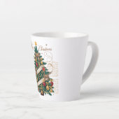 Latte Mug-Merry Christmas Latte Mug Milchtasse (Rechte Ecke)