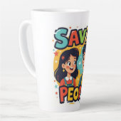 Latte Mug Milchtasse (Linke Ecke)