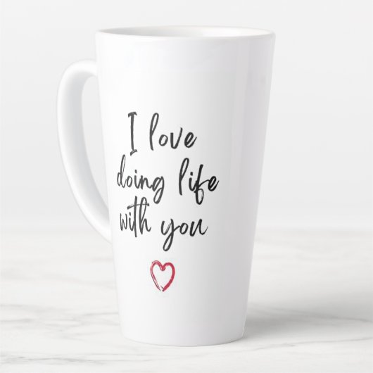 Latte Mug Milchtasse (Linke Ecke)