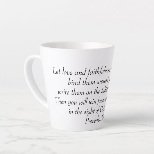 Latte Mug Milchtasse (Linke Ecke)