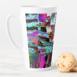 Latte-Mug – Neon-Puls Milchtasse