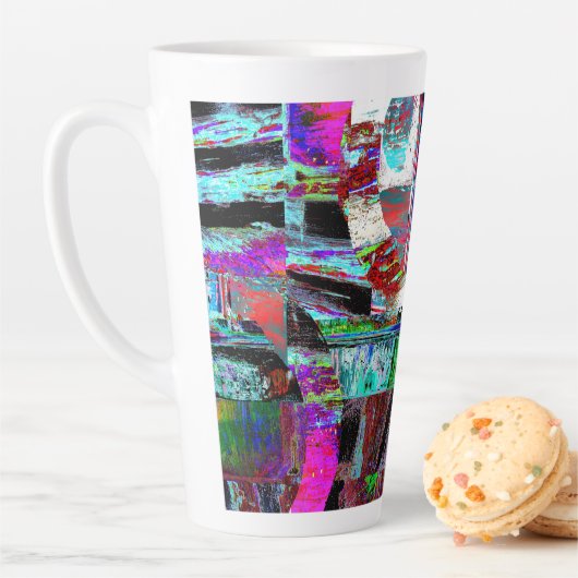 Latte-Mug – Neon-Puls Milchtasse (Beispiel)