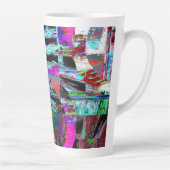 Latte Mug – Neon Pulse Milchtasse (Rechts)