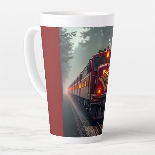 Latte Mug (Peace Train) Milchtasse (Linke Ecke)