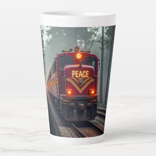 Latte Mug (Peace Train) Milchtasse (Vorderseite)