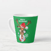 Latte Mug Reindeer Christmas Milchtasse (Linke Ecke)
