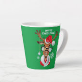Latte Mug Reindeer Christmas Milchtasse (Rechte Ecke)