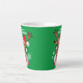 Latte Mug Reindeer Christmas Milchtasse (Vorderseite)