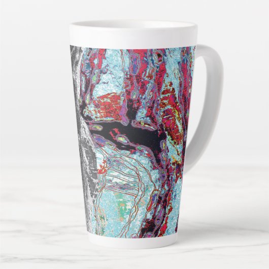 Latte Mug – Strata Pulse Milchtasse (Rechte Ecke)