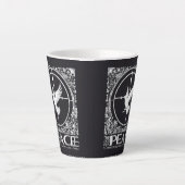 Latte MugTranquil Letters Milchtasse (Vorderseite)