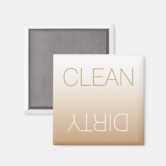 Latte Ombre Modernes Geschirrspüler Magnet (Vorderseite/Rückseite)