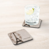 Latte Paris Grunge Untersetzer (Rechte Seite)