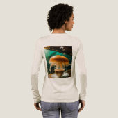 Latte-Pause unter dem Meer Tri-Blend Shirt (Voller Rückseite)