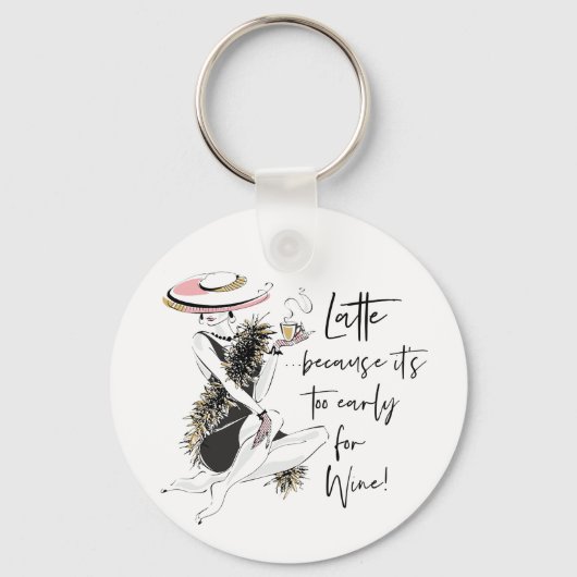 Latte Schlüsselanhänger (Rückseite)