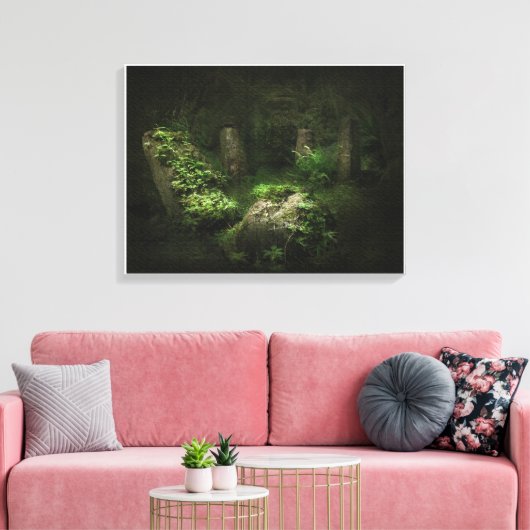 Latte Stones stellte den Tasa Jinapsan-Weg aus Leinwanddruck (Insitu (Wohnzimmer))