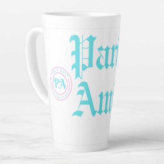 Latte Tasse (Linke Ecke)