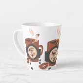 Latte Tasse (Linke Ecke)