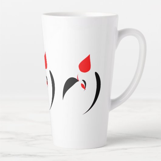 Latte Tasse (Rechts)