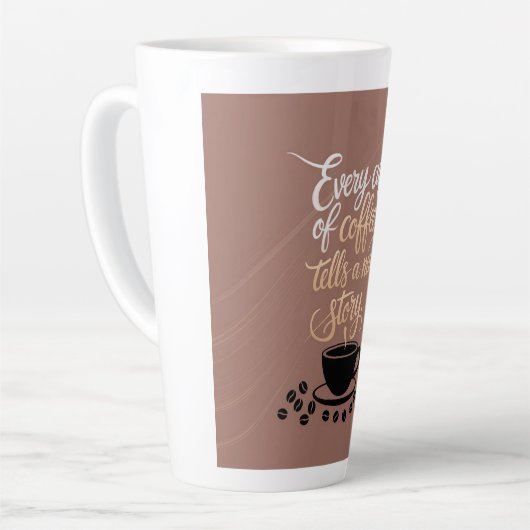 Latte Tasse (Linke Ecke)