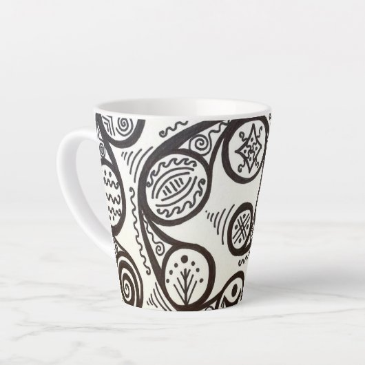 Latte Tasse (Linke Ecke)