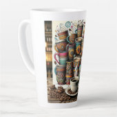 Latte Tasse (Linke Ecke)