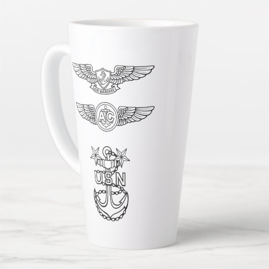 Latte Tasse (Linke Ecke)