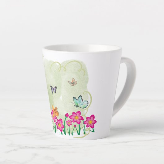 Latte Tasse (Rechte Ecke)