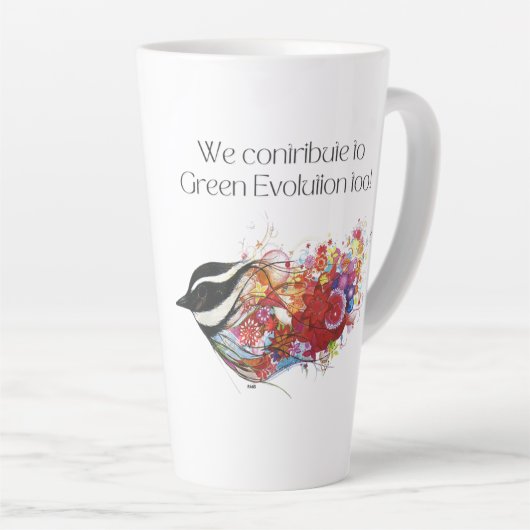 Latte Tasse (Rechte Ecke)