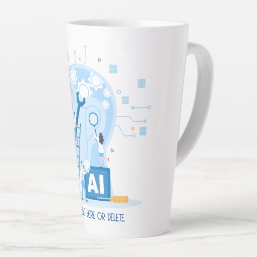 Latte Tasse (Rechte Ecke)