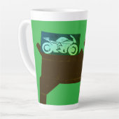 Latte Tasse (Linke Ecke)