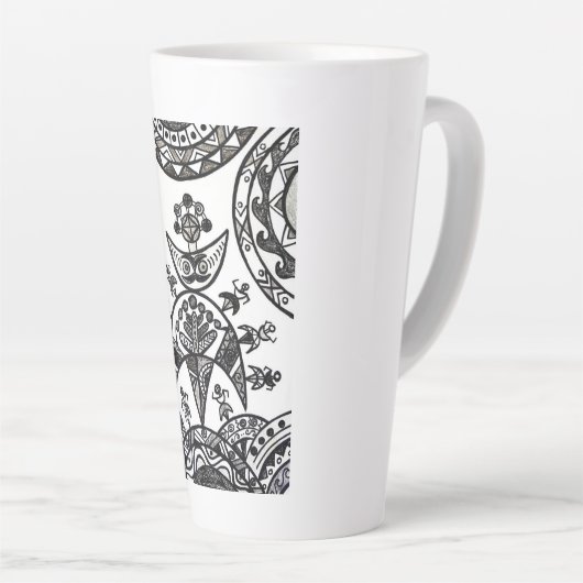 Latte Tasse (Rechte Ecke)