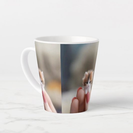 Latte Tasse (Linke Ecke)