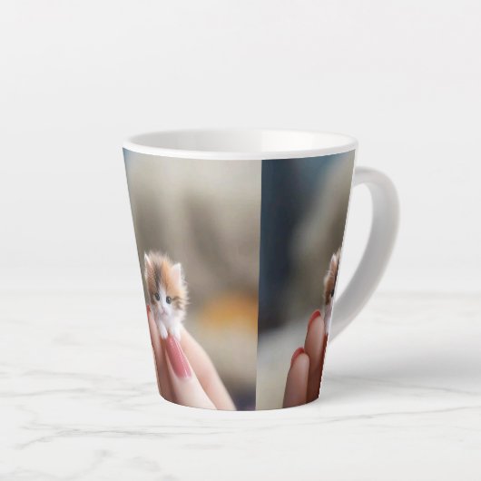 Latte Tasse (Rechte Ecke)