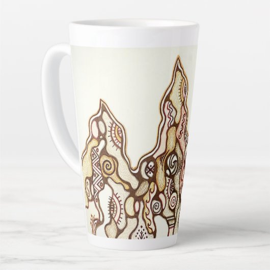 Latte Tasse (Linke Ecke)