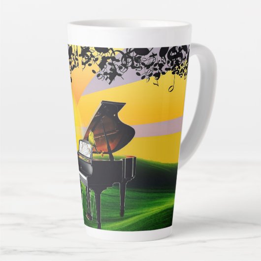 Latte Tasse (Rechte Ecke)