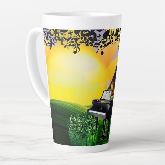 Latte Tasse (Linke Ecke)