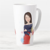 Latte Tasse (Rechte Ecke)